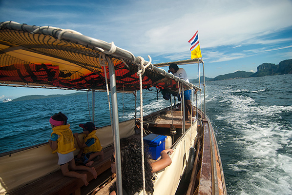 Longtail boat Island Hopping to Krabi 4 Islands