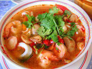 Tom Yam - spicy soup - Krabi cooking course